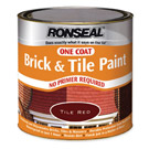 Image of Ronseal One Coat Brick & Tile Paint
